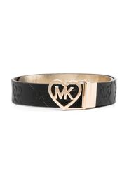 Michael Kors Kids logo-buckle reversible belt - Black