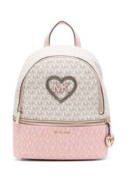 Michael Kors Kids monogram-pattern print backpack - Neutrals