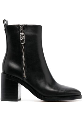 Michael Kors Regan ankle leather boots - Black