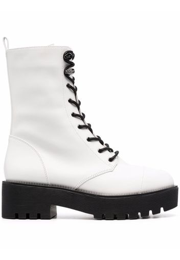 Michael Michael Kors Bryce lace-up boots - White