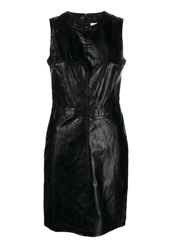Michael Michael Kors faux leather mini dress - Black