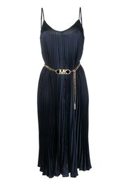 Michael Michael Kors pleated slip dress - Blue