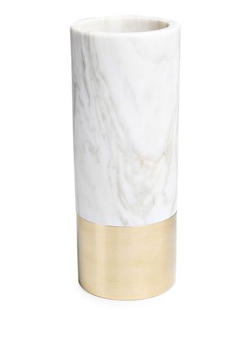 tall Duet marble vase