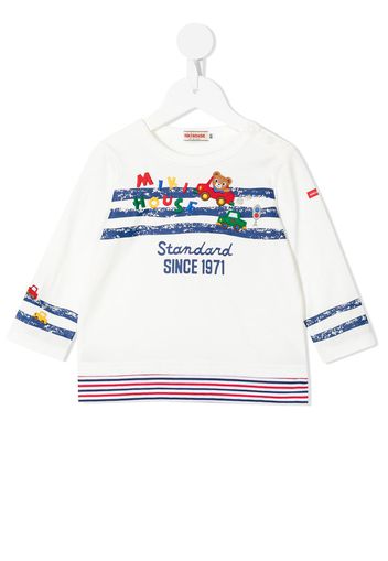 Miki House Since 1971 sweatshirt - White