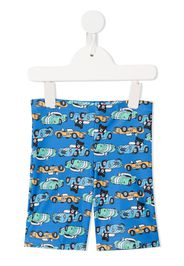 graphic print swim shorts