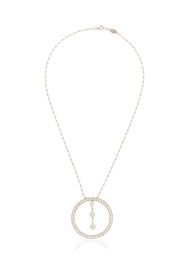 18K white gold diamond necklace