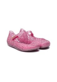 glittered ballerina shoes