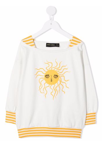 Mini Rodini sun print sweatshirt - White