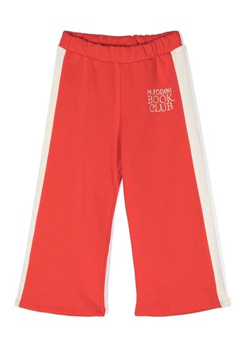 Mini Rodini straight-leg track pants - Red