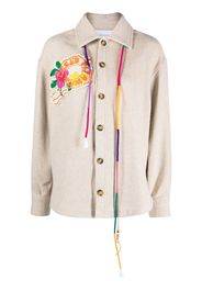 Mira Mikati Lets Fly Away shirt jacket - Neutrals