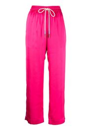 Mira Mikati x Javier Calleja satin pyjama bottoms - Pink