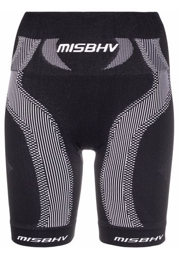 MISBHV printed cycling shorts - Black