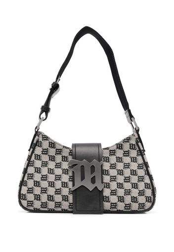 MISBHV monogram jacquard shoulder bag - Grey