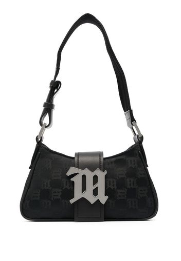 MISBHV logo zipped shoulder bag - Black