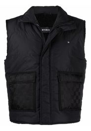 MISBHV puffer zip gilet - Black