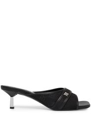 MISBHV Sasha 30mm monogram-jacquard sandals - Black