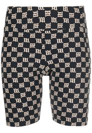 MISBHV logo-print cycling shorts - Black