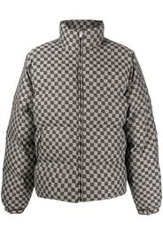 MISBHV logo-print padded jacket - Neutrals