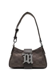 MISBHV monogram-print leather shoulder bag - Brown