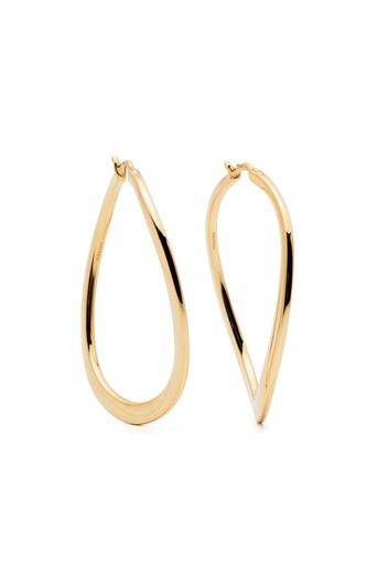 Missoma large waved hoop earrings - Gold