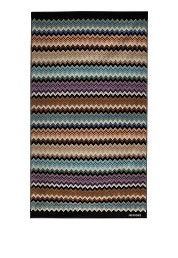 Missoni Home Adam zigzag beach towel - Blue