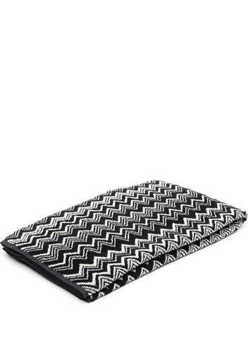 Missoni Home zigzag-pattern beach towel - Black