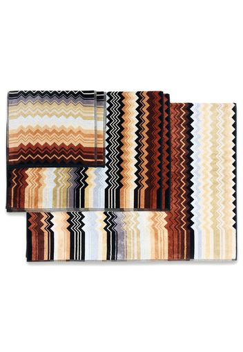 Missoni Home Giacomo five-piece towel set - Black