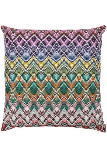 Missoni Home Decorative abstract-pattern cushion - Purple