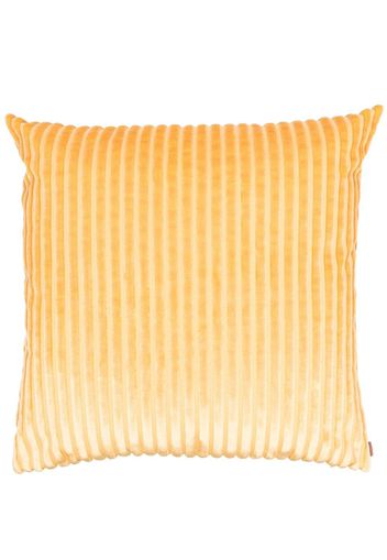 Missoni Home ribbed-velvet feather-down cushion - Orange