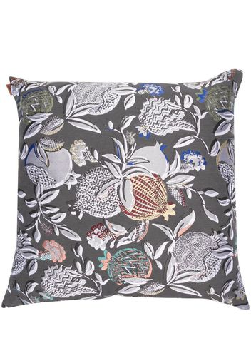 Missoni Home floral embroidered cushion - Grey