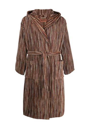 Missoni Home all-over pattern print robe - Neutrals