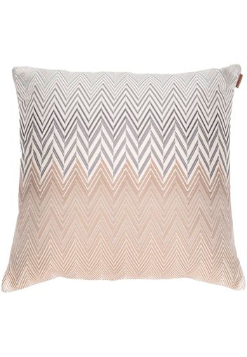 Missoni Home zigzag-pattern feather down cushion - Neutrals