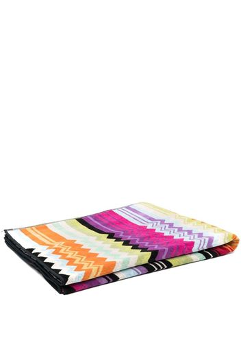 Missoni Home zigzag-pattern cotton towel - Orange