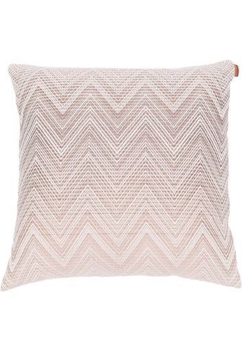Missoni Home zigzag-pattern wool cushion - Neutrals