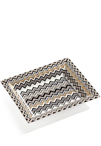 Missoni Home zigzag-print vide poche - White