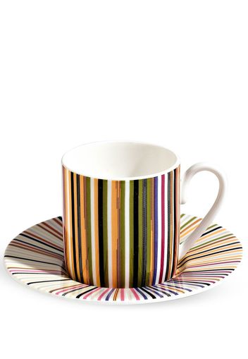 Missoni Home Stripes Jenkins coffee cup set - White