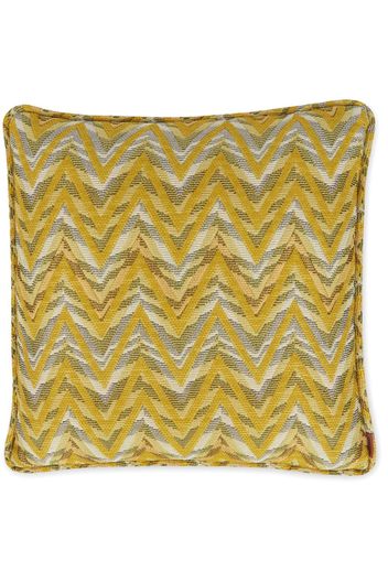 Missoni Home bleached zigzag cushion - Yellow