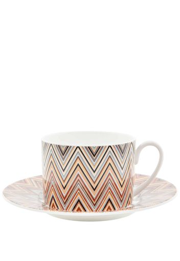 Missoni Home Jarris tea cup and saucer (set of six) - Orange