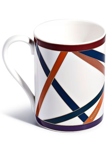 Missoni Home Nastri graphic-print mug - White
