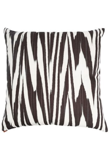 Missoni Home zebra-print cushion - Black