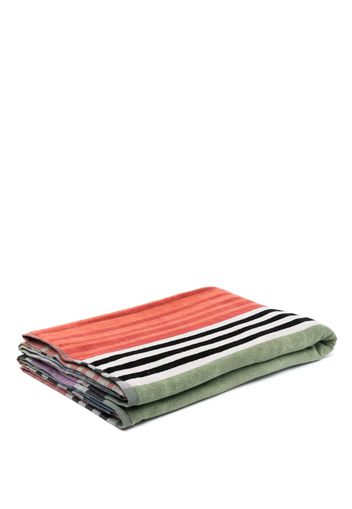 Missoni Home stripe-print blanket - Orange