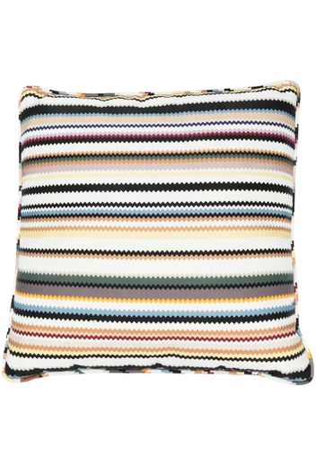 Missoni Home zig-zag print cotton cushion - Neutrals