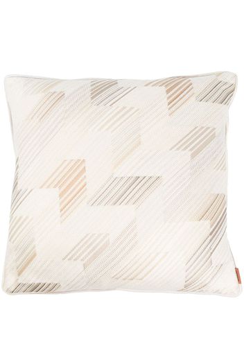 Missoni Home zigzag weave feather cushion - Neutrals