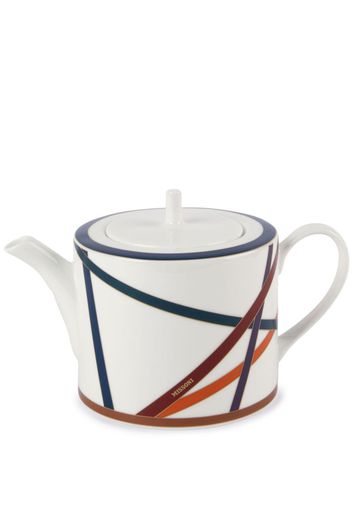 Missoni Home Nastri logo-print tea pot (11.5cm) - 100