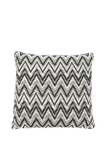 Missoni Home zigzag-woven cotton cushion - White