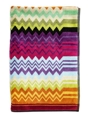 Missoni Home zigzag-pattern cotton bath towel - Multicolour