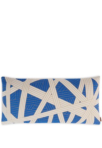 Missoni Home Nastri rectangular cushion - Blue