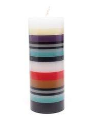 Missoni Home striped single-wick candle - White