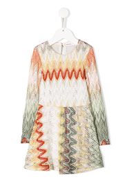 Missoni Kids swirl pattern dress - Neutrals