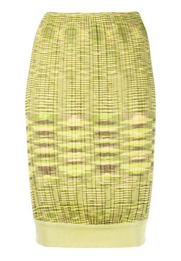 ribbed knit skirt